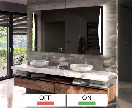 Batteriebetriebener LED Spiegel L135 #3