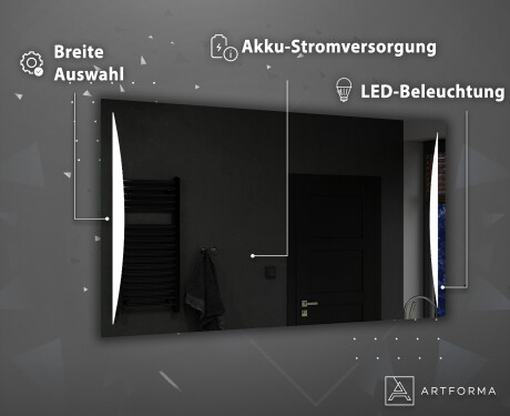 Batteriebetriebener LED Spiegel L135 #4