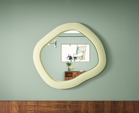 Designer-LED-Spiegel mit MDF in geometrischer Form L309 #7