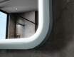Abgerundeter LED-Spiegel mit lackiertem MDF-Rahmen L305 #6