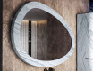 Asymmetrischer Spiegel mit Steinstruktur L298 #4