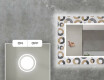 Dekorativer Spiegel mit LED-Beleuchtung für das Wohnzimmer - Donuts #4