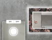 Dekorativer Spiegel mit LED-Beleuchtung für das Wohnzimmer - Jungle #4