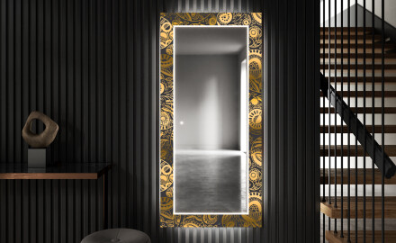 Dekorativer Spiegel mit LED-Beleuchtung für den Flur - Ancient Pattern