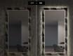 Dekorativer Spiegel mit LED-Beleuchtung für das Wohnzimmer - Dark Wave #7