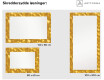 Dekorativer Spiegel mit LED-Beleuchtung für den Flur - Gold Triangles #6