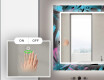 Hinterleuchteter dekorativer Spiegel für das Badezimmer - Fluo Tropic #5