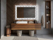 Hinterleuchteter dekorativer Spiegel für das Badezimmer - Industrial #12