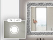 Hinterleuchteter dekorativer Spiegel für das Badezimmer - Letters #4