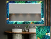 Hinterleuchteter dekorativer Spiegel für das Badezimmer - Tropical