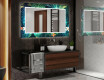 Hinterleuchteter dekorativer Spiegel für das Badezimmer - Tropical #2