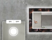 Dekorativer Spiegel mit LED-Beleuchtung für das Wohnzimmer - Dandelion #4