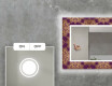 Dekorativer Spiegel mit LED-Beleuchtung für das Wohnzimmer - Gold Mandala #4