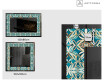 Hinterleuchteter dekorativer Spiegel - Floral Elevations #3