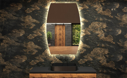 Unregelmäßige dekorativer spiegel Flur modern M221