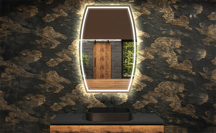 Unregelmäßiger Spiegel mit LED Beleuchtung M223