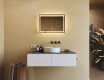 Rechteckiger Badspiegel 70x50cm mit LED Beleuchtung mit Dual color, Touch Schalter, Heizmatte - L49 #9