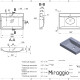 Waschbecken VARNA 600 MIRASOFT #1