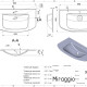 Waschbecken DEA 1000 MIRASOFT #1