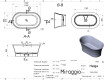 Badewanne HELGA MATT