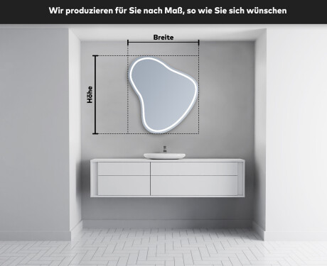 Unregelmäßige dekorativer spiegel Flur modern V223 #5