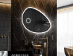 Unregelmäßiger Spiegel mit LED Beleuchtung H222