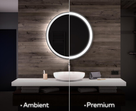 Runder Badspiegel mit LED Beleuchtung L76