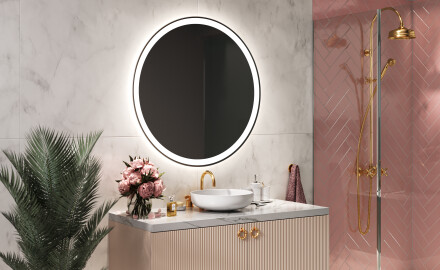 Runder Badspiegel mit LED Beleuchtung L76