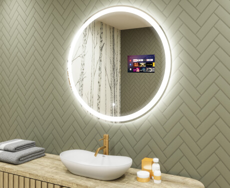 Runder Badspiegel mit LED Beleuchtung L76 90cm - SmartScreen, DualColor