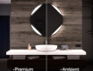 Runder Badspiegel mit LED Beleuchtung L114 #1