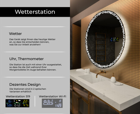 Runder Badspiegel mit LED Beleuchtung L115 #2