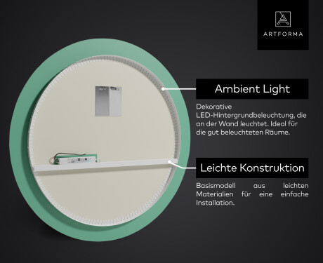 Runder Badspiegel mit LED Beleuchtung L115 #3