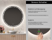 Runder Badspiegel mit LED Beleuchtung L115 #6
