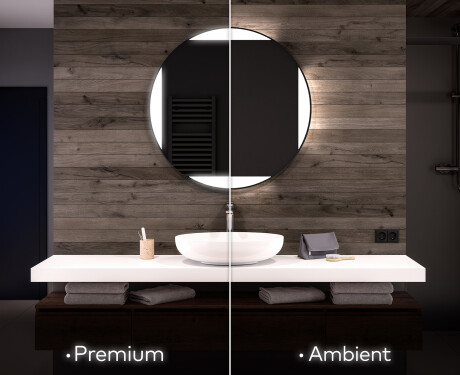 Runder Badspiegel mit LED Beleuchtung L116 #1