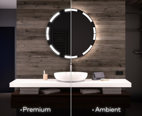 Runder Badspiegel mit LED Beleuchtung L120