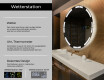 Runder Badspiegel mit LED Beleuchtung L120 #2