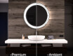 Runder Badspiegel mit LED Beleuchtung L122 #1