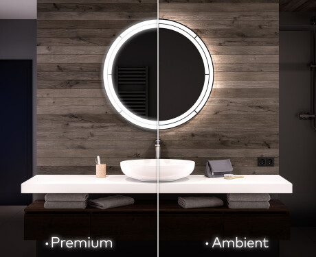Runder Badspiegel mit LED Beleuchtung L122