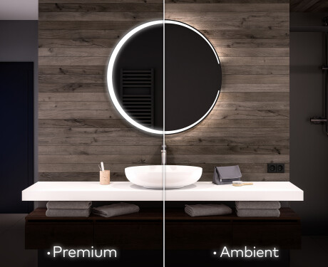 Runder Badspiegel mit LED Beleuchtung L123