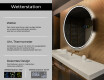 Runder Badspiegel mit LED Beleuchtung L123 #2