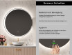 Runder Badspiegel mit LED Beleuchtung L123 #6