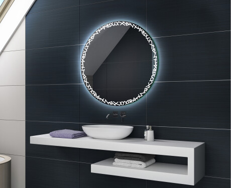 Batteriebetriebener LED Runde Spiegel L115 #4