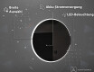 Batteriebetriebener LED Runde Spiegel L123 #4