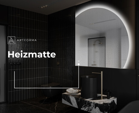 Unregelmäßige Spiegel angeschnitten mit LED Q221 #9