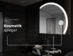 Unregelmäßige Spiegel angeschnitten mit LED Q222 #6