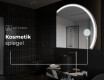 Runder Badspiegel angeschnitten mit LED beleuchting Q223 #6