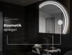 Runder Badspiegel angeschnitten mit LED beleuchting Q223 #5