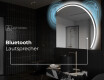 Runder Badspiegel angeschnitten mit LED beleuchting Q223 #6