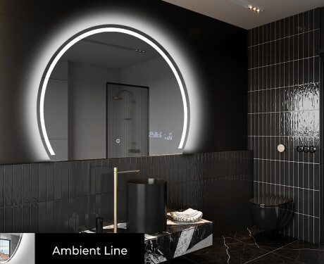 Unregelmäßige Spiegel angeschnitten mit LED W223 #3