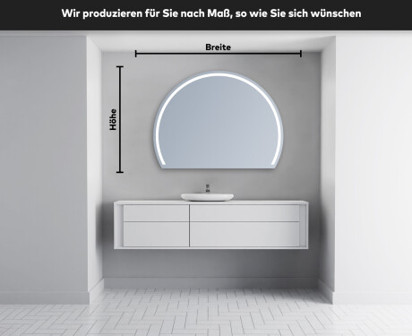 Unregelmäßige Spiegel angeschnitten mit LED W223 #5